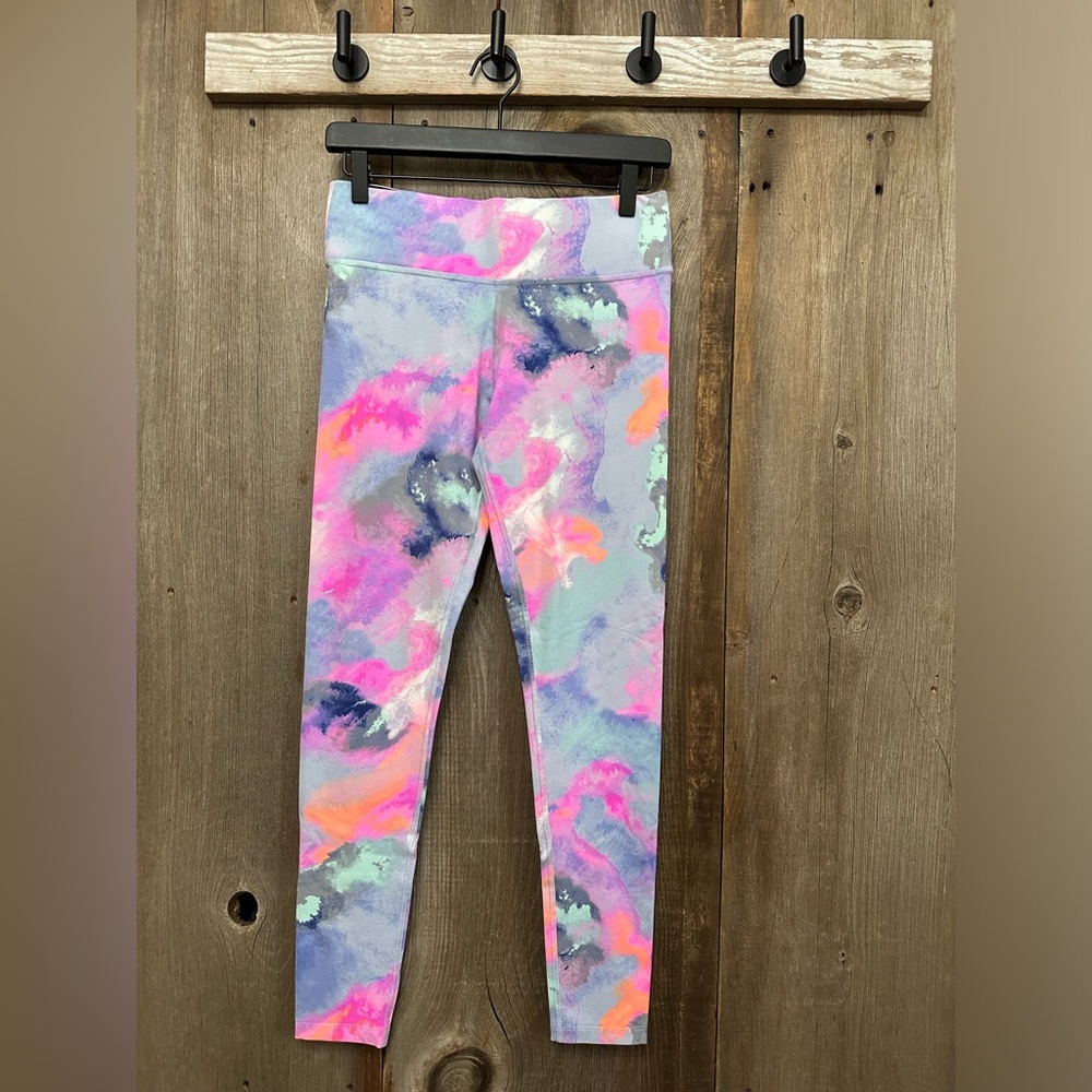 PINK Victorias Secret Pastel Marble Watercolor Ultimate Leggings Size Small